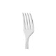 SET 24 PLASTIC SILVER DESSERT FORK