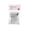 SET 24 CUCHARA CAFE PLASTICO PLATEADO