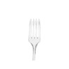 SET 36 TRANSPARENT PLASTIC DESSERT FORK