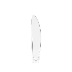 SET 18 COUTEAUX EN PLASTIQUE TRANSPARENT