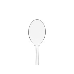 SET 18 CUCCHIAIO PLASTICA TRASPARENTE 