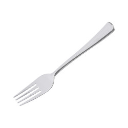 SET 12 PLASTIC SILVER FORK
