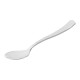 SET 12 PLASTIC SILVER SPOON