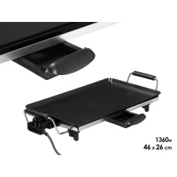 PIASTRA GRILL MANIGLIE 46X26 CM 1360W