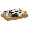 CUP CORK BASE LID ASRT 4 NEUTRAL COLORS 350ML