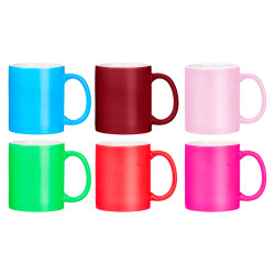 TAZA NEON SURT 6 COL 330ML
