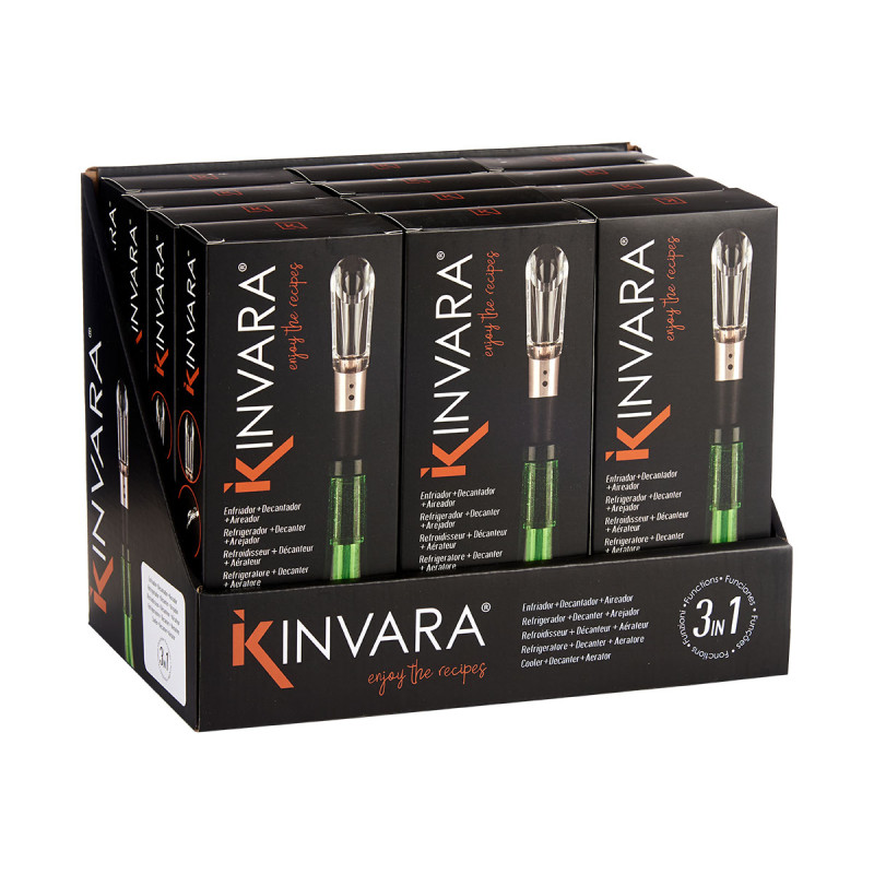 COOLER DECANTER AND WINE AERATOR