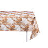 MANTEL LONETA ANTIMANCHAS 140X180CM HOJAS ORO