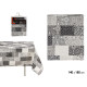 TOALHA MESA LONA ANTIMANCH 140X180CM AZULEJ CINZA