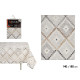 TOVAGLIA TELA ANTIMAC 140X180CM ROMBI BEIGE