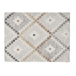 NAPE TOILE ANTITACHES 140X180CM LOSANGES BEIGE