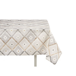 NAPE TOILE ANTITACHES 140X180CM LOSANGES BEIGE