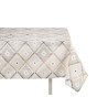 140X180CM BEIGE RHOM STAIN RESIST CANVAS TABLECL 