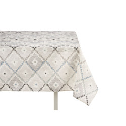 TOALHA MESA LONA ANTIMANCH 140X180CM LOSANG AZUL