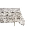 MANTEL LONETA ANTIMANCHAS 140X180CM CUADROS GRIS