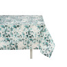 140X180CM BLUE SQUAR STAIN RESIST CANVAS TABLECL 