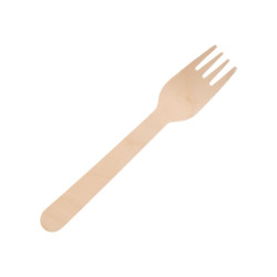 SET 24 WOODEN FORKS