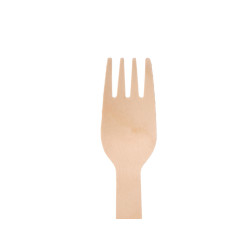 SET 24 WOODEN FORKS