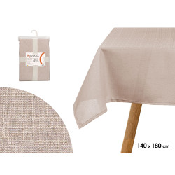 NAPPE EN POLYESTER 140X180CM GRIS CLAIR