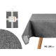 POLYESTER TABLECLOTH 140X240CM DARK GREY