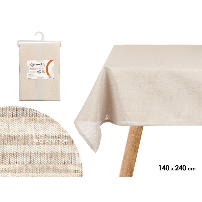 TOVAGLIA POLIESTERE 140X240CM GREZZO