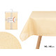 NAPPE EN POLYESTER 140X140CM BEIGE