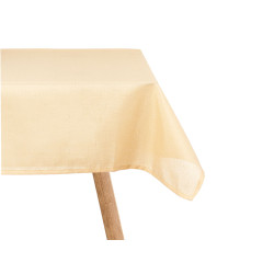 MANTEL POLIESTER 140X140CM BEIGE