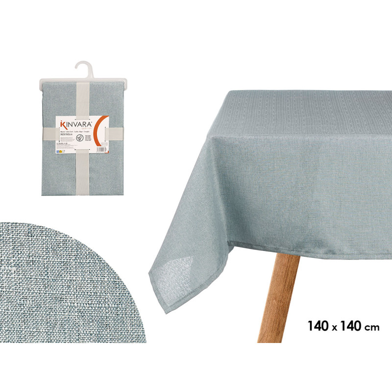 TOVAGLIA POLIESTERE 140X140CM BLU PALLIDO