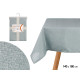 POLYESTER TABLECLOTH 140X180CM PALE BLUE