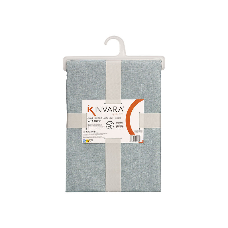 NAPPE EN POLYESTER 140X180CM BLEU PÂLE