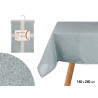 NAPPE EN POLYESTER 140X240CM BLEU PÂLE