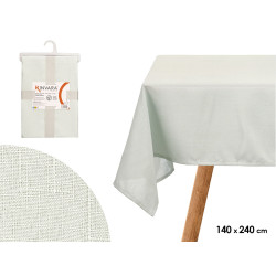 NAPPE EN POLYESTER 140X240CM VERT PÂLE