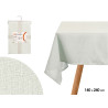 POLYESTER TABLECLOTH 140X240CM PALE GREEN