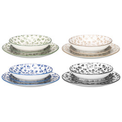 TABLEWARE 12 PCS ASRT 4 COLORS