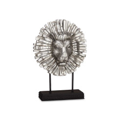 CABEZA DE LEON CON BASE PLATA
