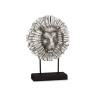 TESTA DI LEONE CON BASE IN ARGENTO