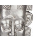 CABEZA INDIO CON BASE PLATA