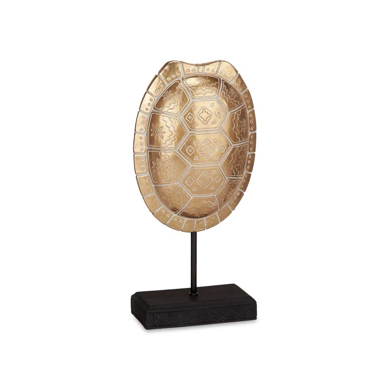 GUSCIO DI TARTARUGA CON BASE ORO