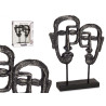 DOPPIO VISO CON BASE NERA