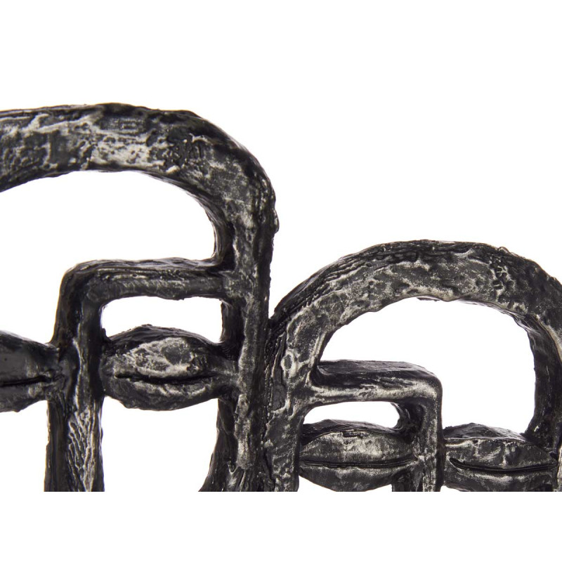 DOPPIO VISO CON BASE NERA