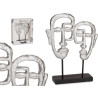 DOUBLE VISAGE AVEC BASE ARGENT