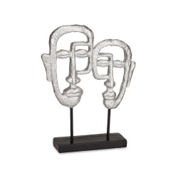 DOUBLE VISAGE AVEC BASE ARGENT