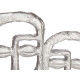 DOUBLE VISAGE AVEC BASE ARGENT