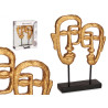 DOPPIO VISO CON BASE ORO