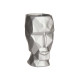 JARRON CARA 3D PLATA