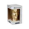 VASE VISAGE 3D OR