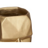 VASE VISAGE 3D OR