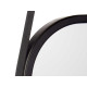 MIROIR RECTANGULAIRE POIGNÉE SIMILI-CUIR NOIR
