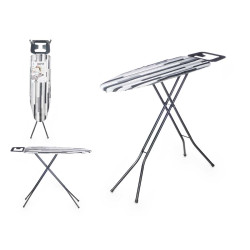 TAVOLO DA STIRO 30X97CM RIGHE BIANCO E NERO 
