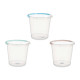 SEAU EAU TRANSPARENT 13L AVEC ANSE KIT 3 COUL PAST